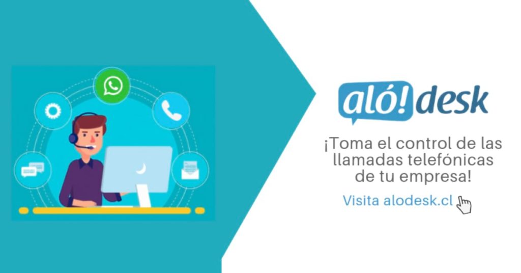 Alodesk es una plataforma chilena 100% cloud de atención a clientes por teléfono, WhatsApp y SMS